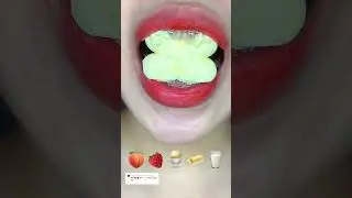 #shorts #asmr #asmreating #emojichallenge cr: closer food 🍨