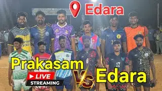 Edara tournament | Prakasam 🆚 Edara | #kamalvideos | Live Streaming | League match - 3 |