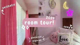 room tour 2024💫 aesthetic | pinterest inspired | cute and cozy