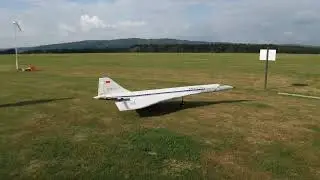 Tu-144 RC-Model Crash