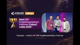 Ksolves Wins the Best ERP Implementation Partner (Odoo) India 2025