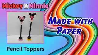 Easy Back to School Craft Mickey Mouse Pencil Toppers You Can Make