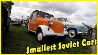 Ugliest and Weirdest Old Soviet Cars SMZ S3A (СМЗ С3А) Review. Most Smallest Soviet Cars