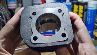 Запил цилиндра Yamaha Jog под Yasuni c16 (Lipal 47mm)