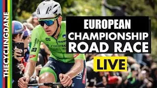 🔴 UEC European Championship Road Race 2025 Live Commentary - TADEJ POGACAR VS REMCO EVENEPOEL?