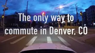 A timelapse commute to work - Denver Colorado