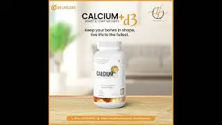 #Oklifecare  Calcium D3 - Keep your bones in shape,live life to the fullest. | ok lifecare #shorts