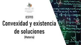 Convexidad y existencia de soluciones - Materia