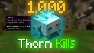 1,000 THORN KILLS M4 Mage POV (Hypixel Skyblock)