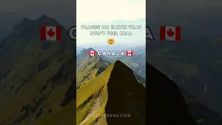 Places on Earth that Don't Feel Real! Canada 🇨🇦 #shorts
