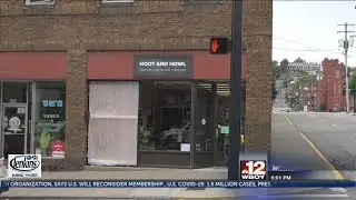Morgantown police looking for car and driver who ran into downtown storefront