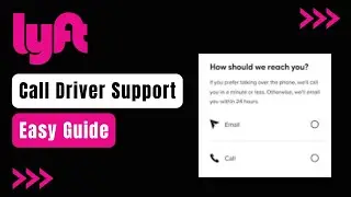 Как позвонить в службу поддержки водителей Lyft!