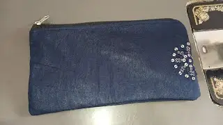 Cloth women hand purse making at home