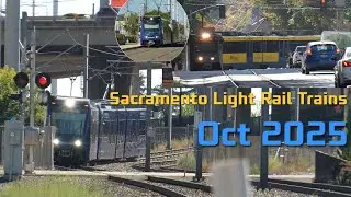 Sacramento Light Rail Trains Of October 2025