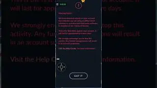 My Account Got 7 Days Warning Ban In Pokemon Go 😥😥