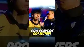 When MLBB PRO PLAYERS got MUTED in an Interview due to TRASH TALKING #shorts #mlbb #mpl #flaptzy