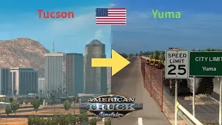 ats a day in the life of a trucker crossing the hot desert roads from tucson to yuma!