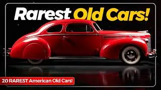 😳 20 RAREST American Old Cars Of All Time! That Everyone Loved!