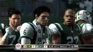 Madden NFL 11 Gameplay - Green Bay Packers vs New York Jets