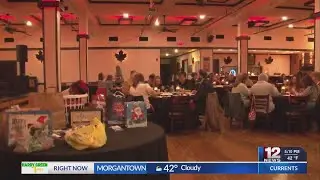 Donations collected for local charity at holiday lunch