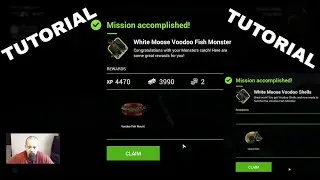Fishing Planet, fishmonster mission, White Moose Voodoo Fish monster, White Moos Voodoo Shells