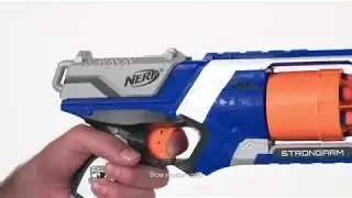 Strongarm Nerf N-Strike Elite Toy Blaster with Rotating Barrel, Slam Fire | Nerf Prime Day 2019