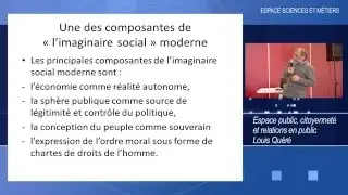 Espace public, citoyennet&eacute; et relations en public 3/3 : L'espace public politique