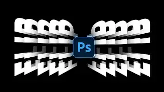 FLIP TEXT EFFECT IN ADOBE PHOTOSHOP #motiongraphics #illustration #graphicdesigner