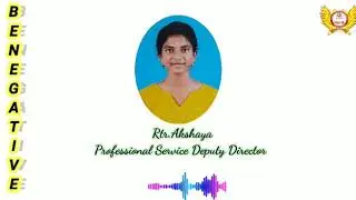 Be Negative- Episode 03 by Rtr. Akshaya  Professional service deputy director
