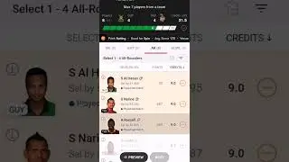 GUY VS TKR Dream 11 Team ! 24 sep