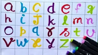 ABCD ,😍abcd,a-z writing🤩 ,Learning Alphabet ,ABCD Song 😍ll Learn English With Fun 😊 ll
