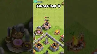 Almost Lost it (Clash of Clans) | #shorts #clashofclans