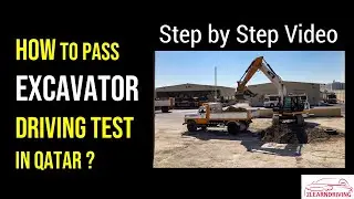 Watch Video How to pass Excavator Driving Test ?