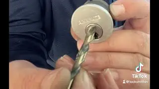 Drilling a mortise cylinder that wouldn’t pick