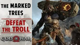 Defeat the Troll (Daudi Kaupmadr Boss Fight) - The Marked Trees, Wildwoods | God of War (PS4)