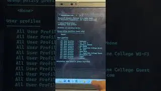How to Find WiFi password using Command #windows #laptop #tech