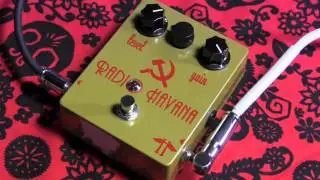 Heavy Electronics RADIO HAVANA lo-fi fuzz overdrive guitar effects pedal demo