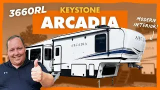 Keystone Arcadia 3660RL - Awesome Modern Interior!