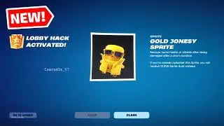 Fortnite 3 NEW Lobby Hack Codes - How to get Gold Jonesy Sprite, 40k XP and Sprite Dust