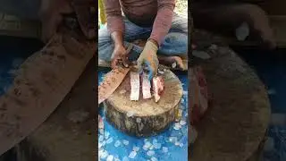 Fish Cutting From Market | Fresh Big Fish Cleaning & Smooth Professional Cutting Skills