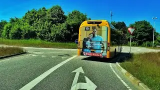Sunshine in North Zealand Denmark || Driving North Copenhagen || 4k UHD 60fps