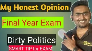 My Honest Opinion About Final Year Exams | MSBTE | MUMBAI UNIVERSITY | SPPU | RTMNU | BAMU | BATU