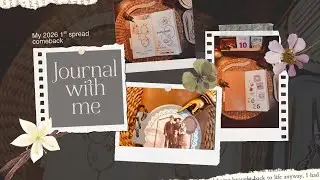 Starting 2026 with my first spread comeback | ASMR | NEW spread for 2026