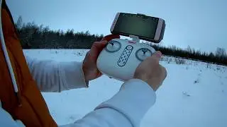 квадрокоптер новинка syma x8 pro первый полет