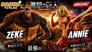 The Titans Awaken! Beast Titan Zeke & Female Titan Annie | POP UP PARADE