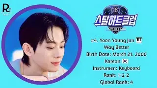 [STEAL HEART CLUB] OFFICIAL GLOBAL RANKING EP.5 [FROM 1 - 40]