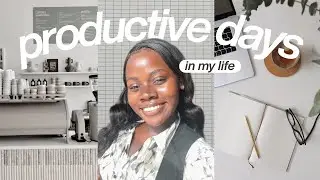 *PRODUCTIVE* DAYS IN MY LIFE | work, life of a content creator, hair day