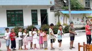 At school, Yanghshuo