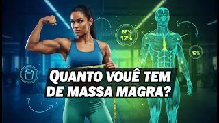 Quanto voc&ecirc; tem de massa magra? #nutri&ccedil;&atilde;o #gorduracorporal #emagrecer #massamagra