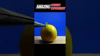 you can run led bulb with lemon 🍋 #experimentathome #amazing #science